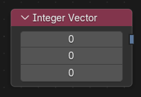 Integer Vector node.