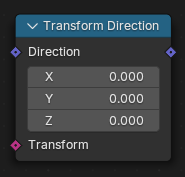 Transform Direction node.