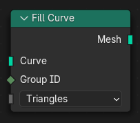 Fill Curve node.