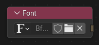 Font Node.